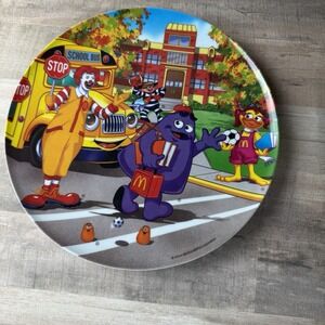 McDonald's 2004 Ronald & Friends First Day of School Melamine Collector Plate